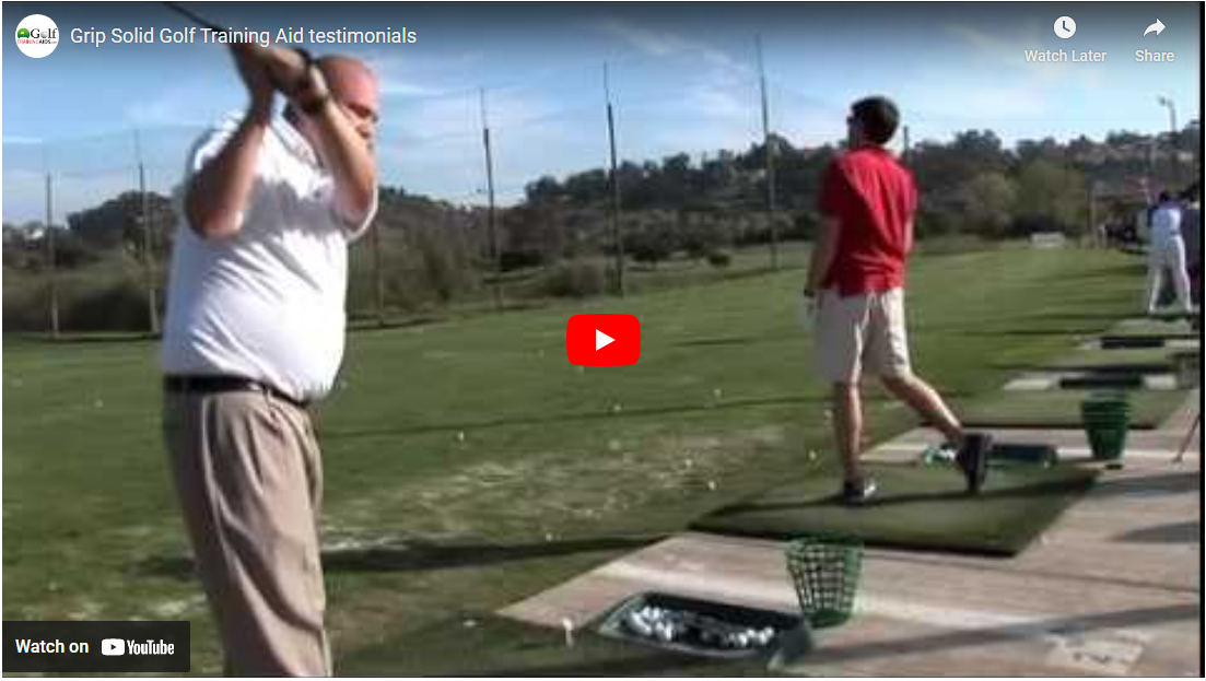 Load video: Grip Solid Golf Training Aid testimonials